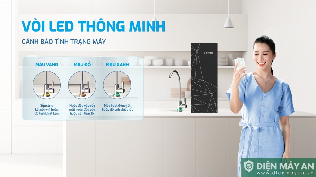 Máy lọc nước RO Karofi KAQ-U99 10 lõi